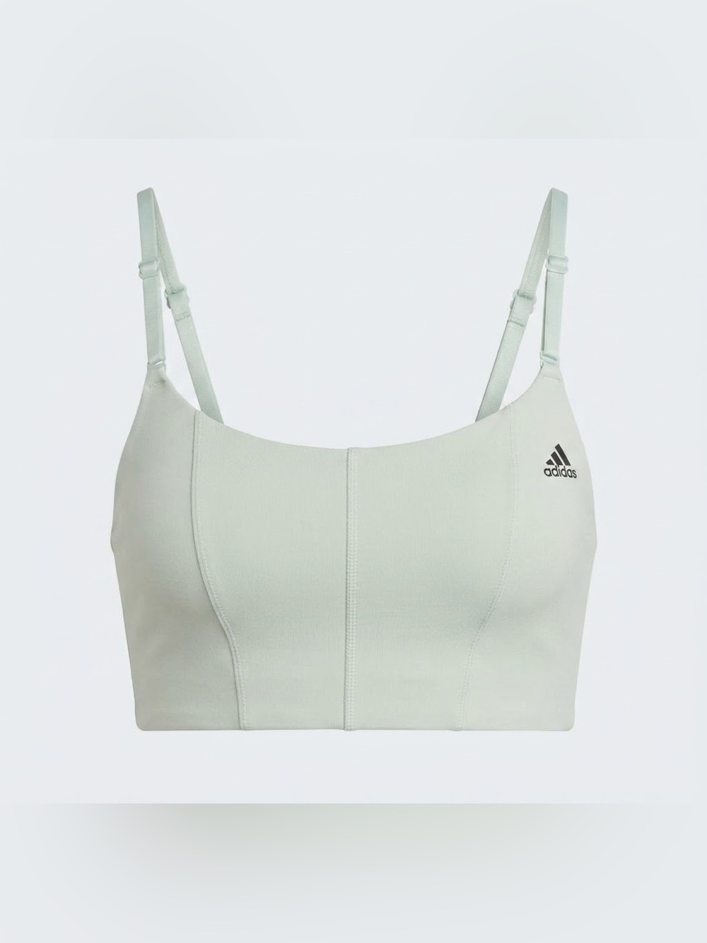 Adidas YOGA STUDIO LIGHT-SUPPORT BRA - Medium (A to C cup) - Light Green
